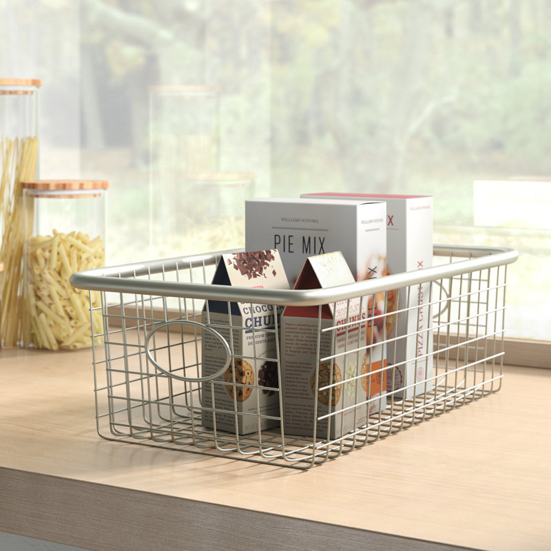 Dotted Line™ Metal/Wire Basket & Reviews Wayfair